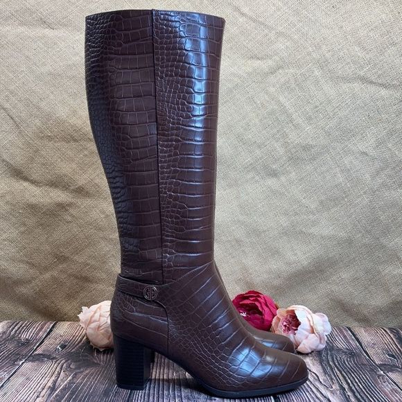 Giani Bernini Dark Brown Adonnys Dress Boots 10M - Picture 8 of 8